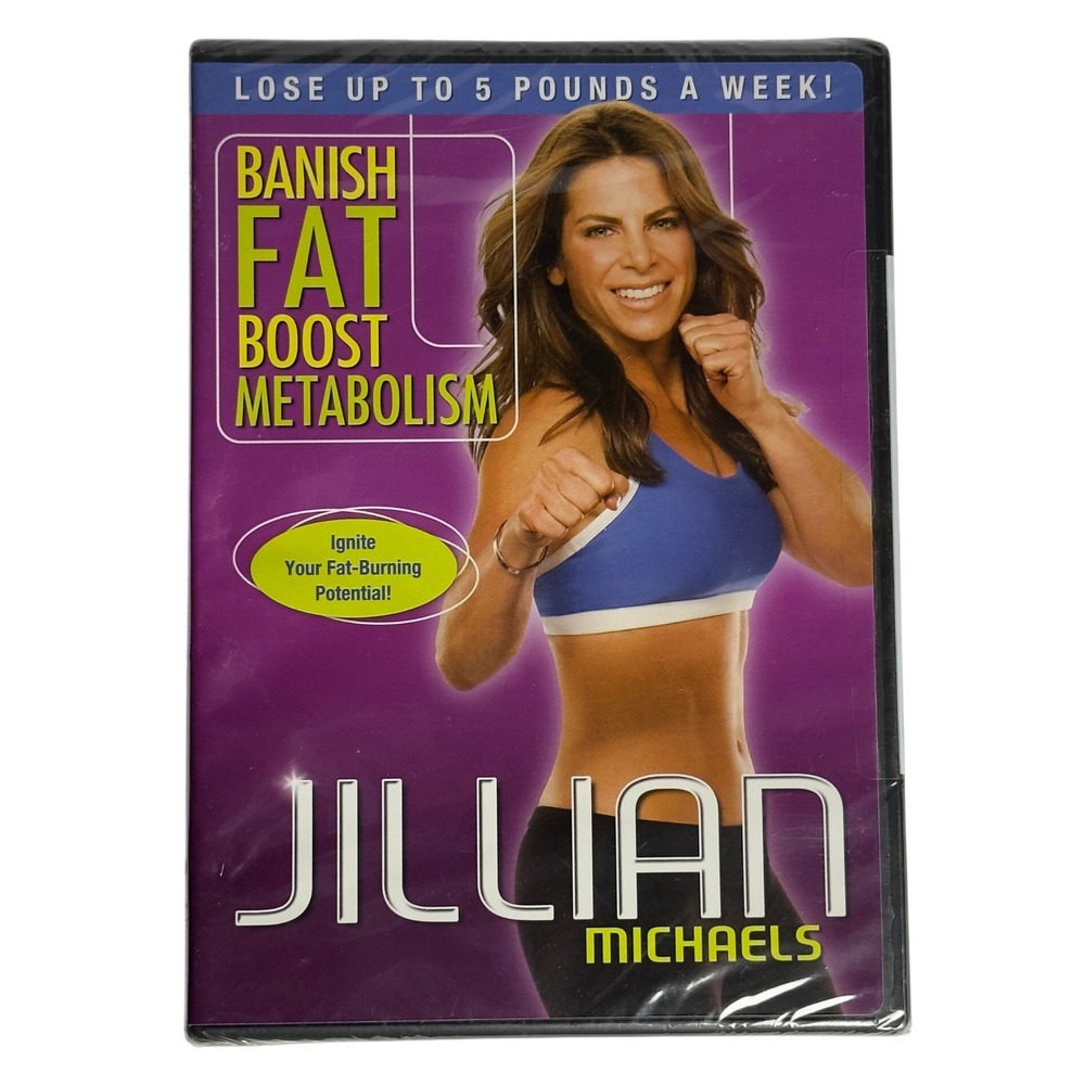 Jillian Michaels Banish Fat Boost Metabolism Fitness DVD 2008‎